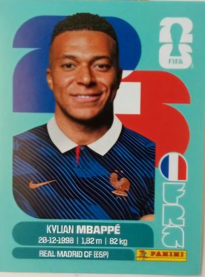 Panini 2026 Coupe Du Monde FIFA Amérique Sticker N° FRA 20 Kylian Mbappe - Photo 1/1