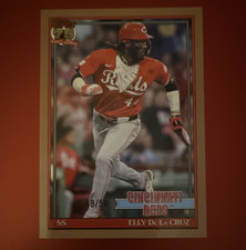 2026 Topps Series 1 Elly De La Cruz 75th Anniv Serial Number 48/50 Reds MLB Card
