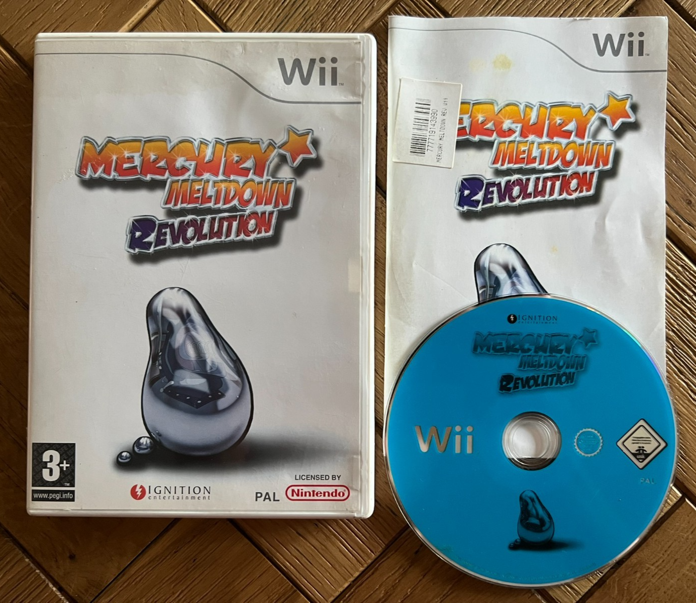 Mercury Meltdown Revolution - Nintendo Wii Game PAL CIB Complete