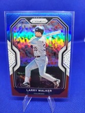 2021 Panini Prizm Larry Walker Red White Blue Prizm #69 Colorado Rockies