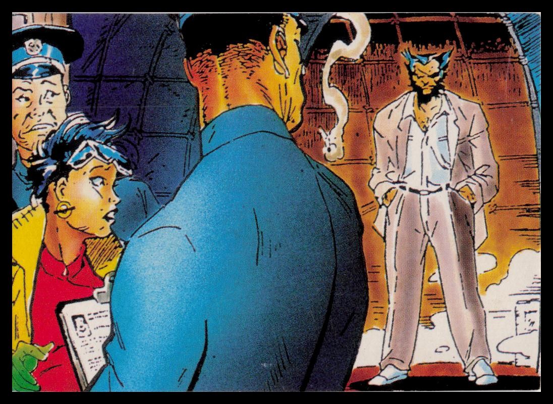 1991 Comic Images X-Men #7 Patch