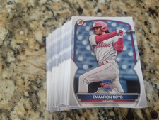 Emaarion Boyd 80 Ct Lot Baseball Card Lot Phillies Bowman Topps