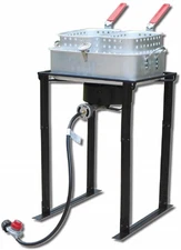 NEW King Kooker 1624 24" Rectangular Outdoor Cooker Package W/ Rectangle Fry Pan