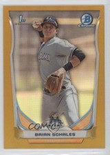 2014 Bowman Draft Chrome Gold Refractor 5/50 Brian Schales #CDP103 0c2