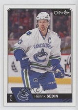 2016-17 O-Pee-Chee Henrik Sedin #12 HOF e6j