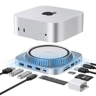 IVANKY 13-in-1 Mac mini M4/M4 Pro Docking Station 4K HDMI USB-C Hub