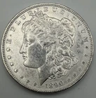 1890 Morgan Silver Dollar $1 XF 90% Silver US Coin Philadelphia Nice Detail