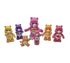 Lot of 7 Vintage 1980  s AGC Kenner 3.5" PVC Care Bear Figures