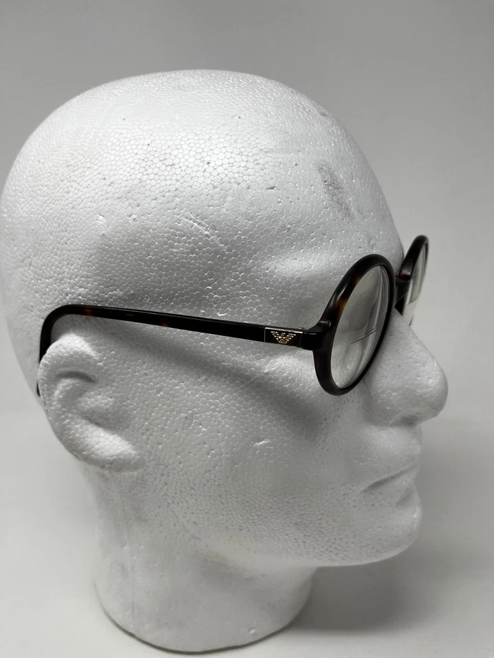 Giorgio Armani eyeglasses frames Vtg 90s Round Panto Tortoise Brown M/538 Italy - Image 4 of 4