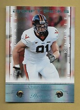 CHRIS LONG 2008 DONRUSS PLAYOFF ROOKIE RC SP INSERT CARD #'D /999 NFL RAMS. rookie card picture