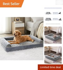 Perfectly Sized 28" Waterproof Dog Couch Bed for Large Dogs with Joint Support