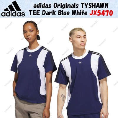 Adidas Originals TYSHAWN TEE Dunkelblau Weiß JX5470 Japan Größe