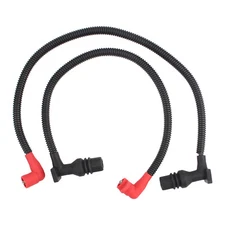 2Pc Ignition Coil Spark Plug Wire For 2011-17 Polaris Ranger 800 4012888 4012889