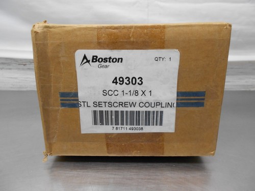 Boston Gear SCC1 1/8X1CPLG 49303 / STL SETSCREW COUPLING - Picture 3 of 3