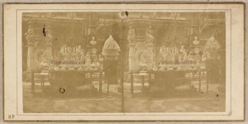 France Paris Exhibition Universelle 1855 Photo Henri Plaut Stereo Vintage