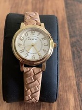 Geneva Ladies Watch Brown Band Never Worn Model 18541 124 New Battery