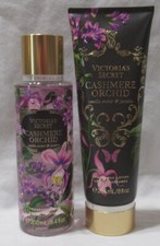 Victoria's Secret Fragrance Mist  Lotion Set Lot of 2 CASHMERE ORCHID apricot