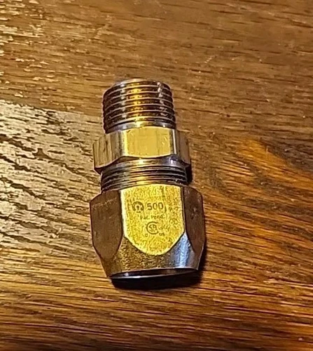 Tracpipe 1/2"-"FNPT 500 Auto Snap Straight Brass Fittings