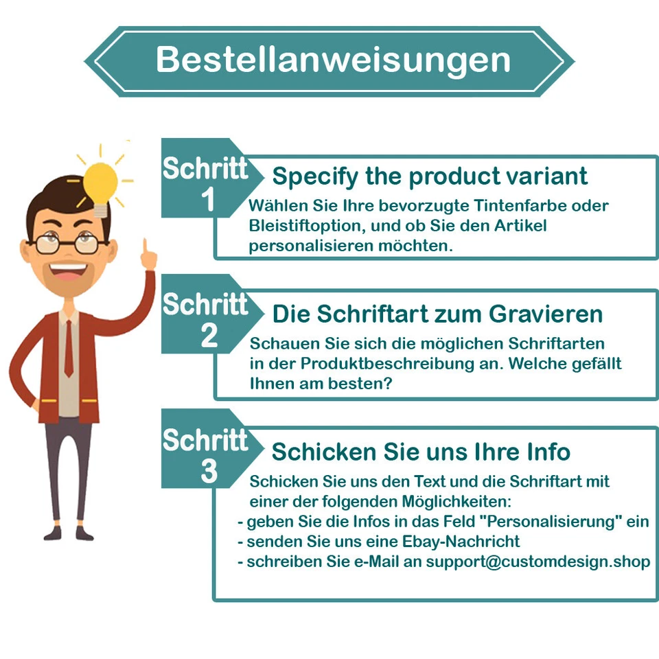 Personalisierter Parker Jotter Kugelschreiber Stift oder Bleistift + Geschenkbox - Bild 3 von 4