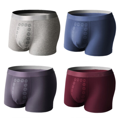 Herren 1 Pack Magnettherapie Boxershorts Unterwäsche Prostata-Massage Trun  