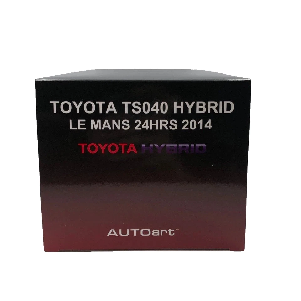 Model Car Toyota TS040 Hybrid race car diecast Le Mans 2014 Auto Art 81416 1:18 - Image 3 of 4