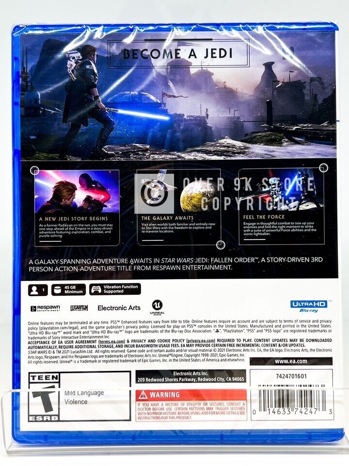 Star Wars Jedi Fallen Order PS5 Brand New Factory Sealed