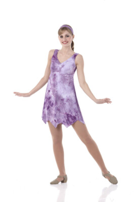 GROUP LOT of 10 Adult Medium Lyrical Dance Ballet Costume Tye Dye HARMONY