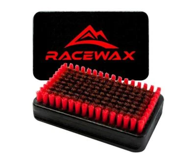 RaceWax BaseBrush Ski Belagsbürste Kupfer/Bronze Reinigungsbürste Wachsbürste