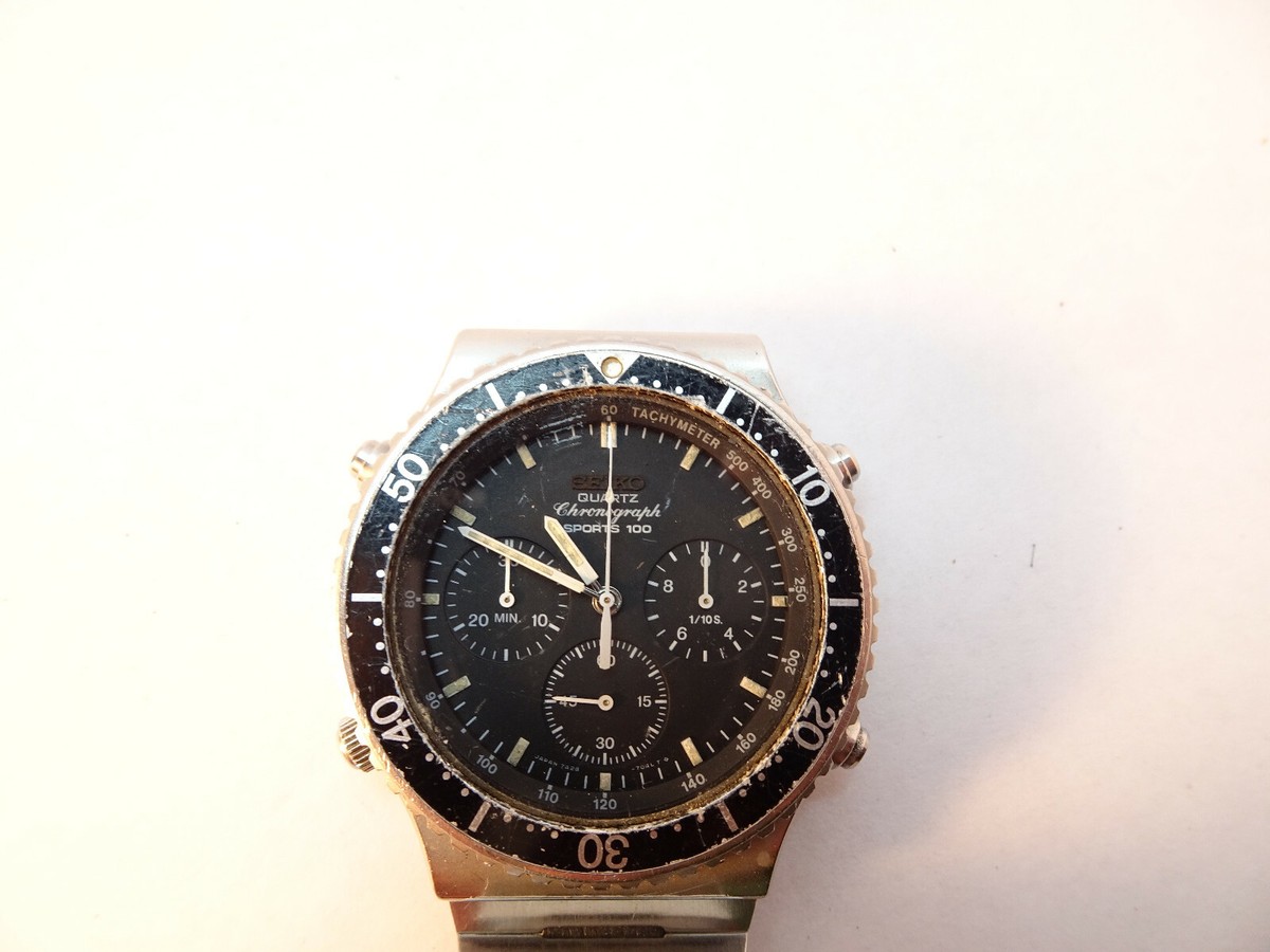 激レア SEIKO クロノグラフ 7a28-7040スピードマスター Seiko Speed Master 7A28-7040 Vintage Chronograph | eBay