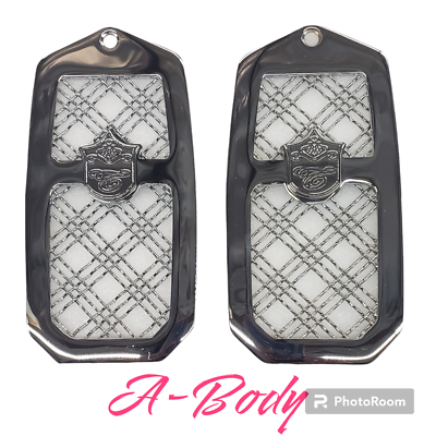 1979-1985 Cadillac Eldorado chrome mesh door jamb vents Tiarra