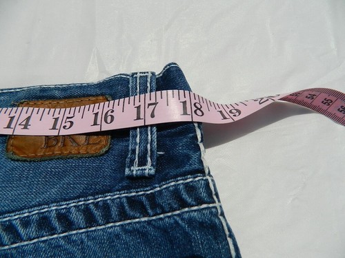 BKE Jeans Long Carter Straight Mens 36" Waist 33" Inseam Distressed Blue Denim - Picture 14 of 17