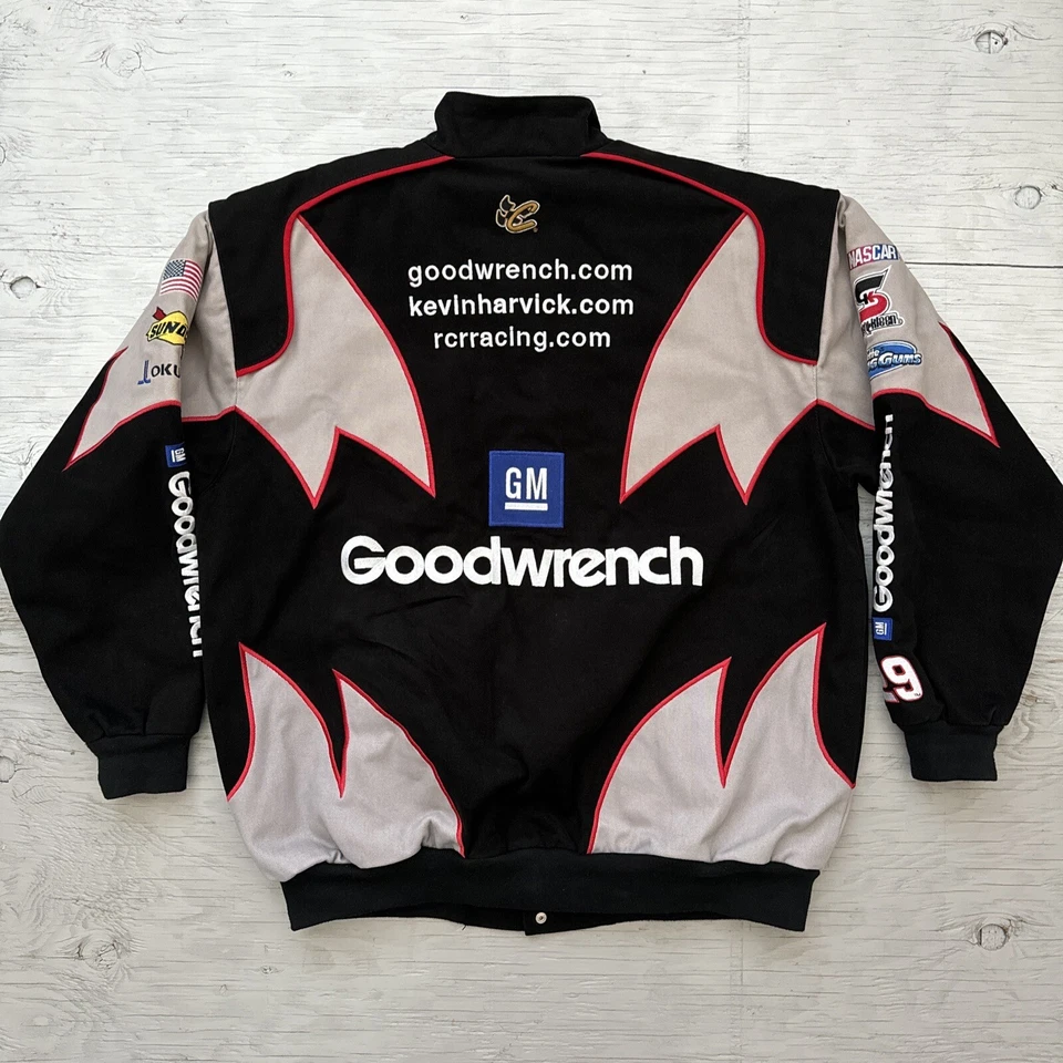 Chaqueta de Carreras Goodwrench #29 Kevin Harvick Vintage Años 90 Chase NASCAR Talla XL Foto 2 de 4