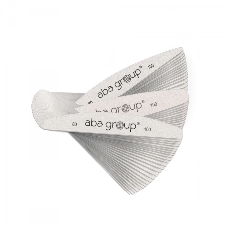 Nail Files ABA GROUP Halfmoon/Ellipse/Wings All Types&Gradations 1,5,10,25,50pcs