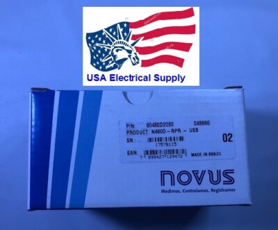 80480D2090 N480D-RPR- USB  Novus Temperature Controller 100-240VAC