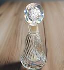 New Listing1980 Vintage Avon Crystal Snowflake Christmas Bell Topaze Empty Cologne Decanter