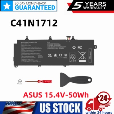   C41N1712 BATTERY FOR ASUS ROG ZEPHYRUS GX501G GX501GI GX501V GX501GM NOTEBOOK