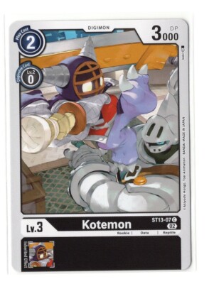 Digimon Card - 2021 Kotemon ST13-07 - Bandai Starter Deck RagnaLoardmon