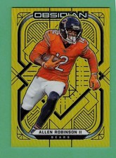 2021 PANINI OBSIDIAN ALLEN ROBINSON II ELECTRIC ETCH GOLD PARALLEL 8/10 BEARS