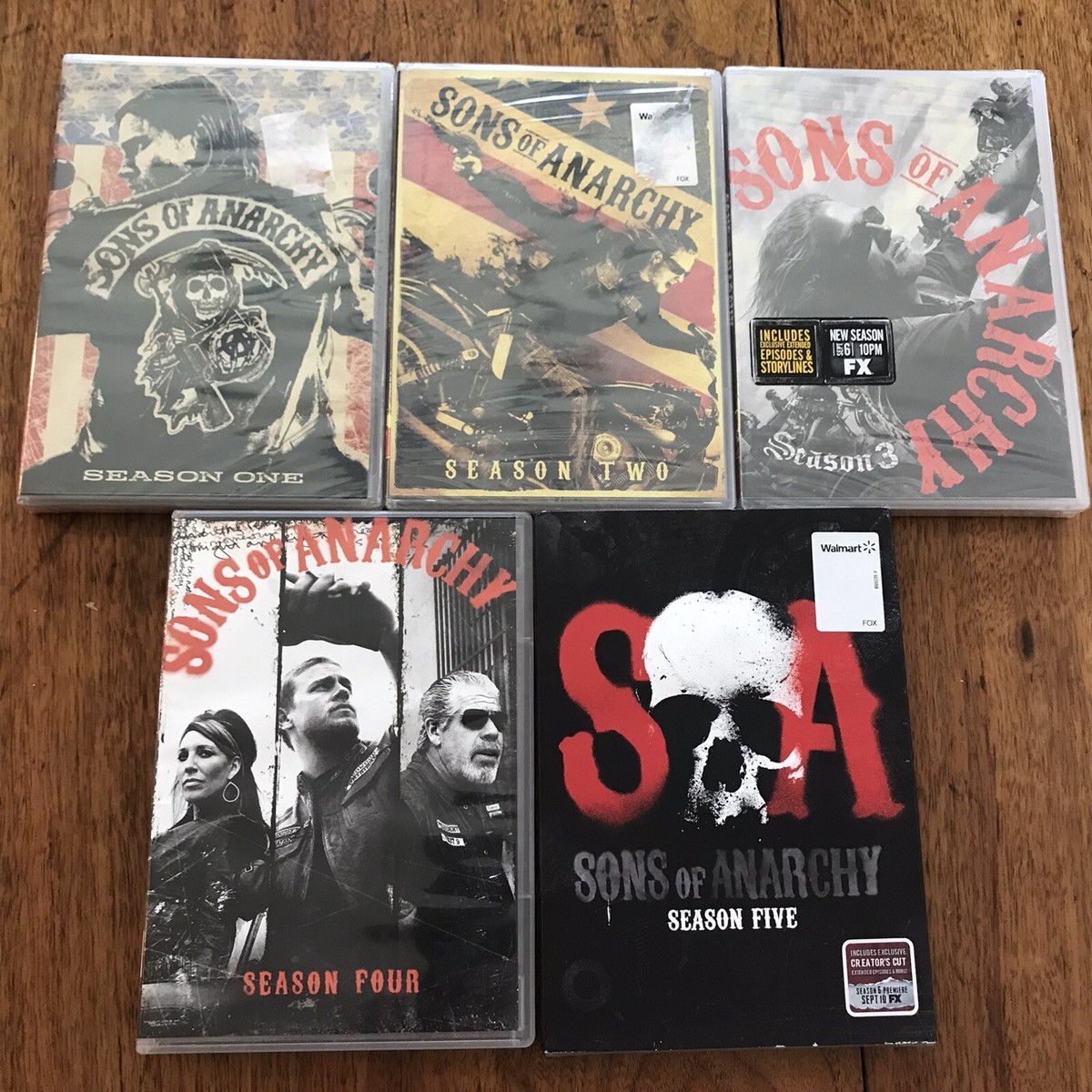 Sons of Anarchy Seasons 1-5 DVD 1 2 3 4 5 | eBay