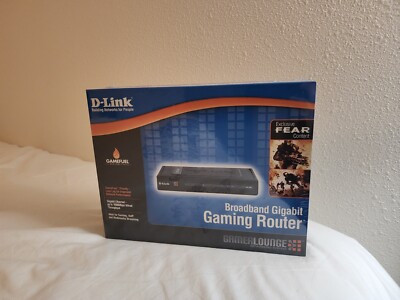 D-Link DGL-4100 Gamer Lounge Broadband Gigabit Gaming Router w/ 4-Port Switch