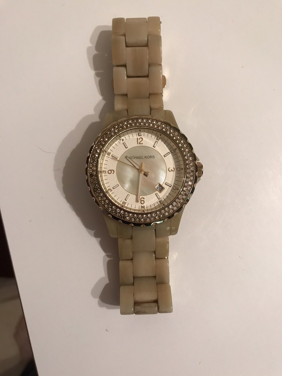 Awesome EUC Michael Kors watch EUC Michael Kors Mens Watch Lexington Brown Leather Black  main image 3