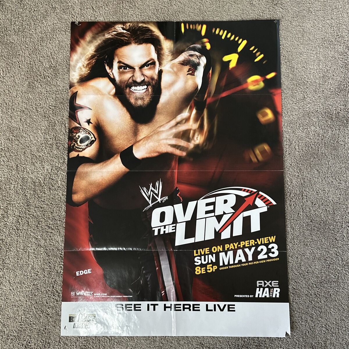WWE Official PPV Poster 2009 OVER THE TOP 27 WWE Official PPV Poster 2009 OVER THE TOP 27