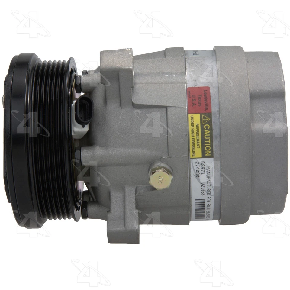 For 1995-2002 Pontiac Firebird 3.8L V6 A/C Compressor 4 Seasons 1996 1997 1998 - Image 3 of 4