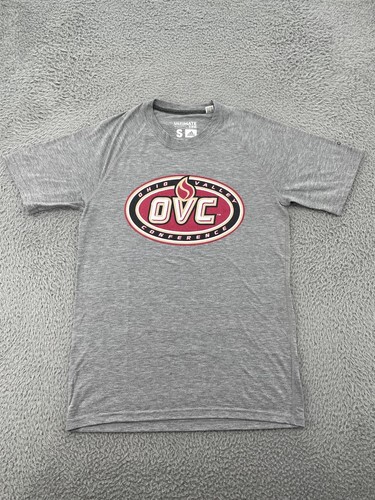 Ohio Valley Conference Shirt Erwachsene Small grau Kurzarm T-Shirt OVC Adidas Herren