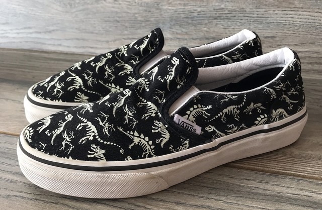 vans slip on skeleton