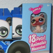Littlest Pet Shop LPS Surprise Blind Display S1 G7 Bonus Bobble Head Persian Cat
