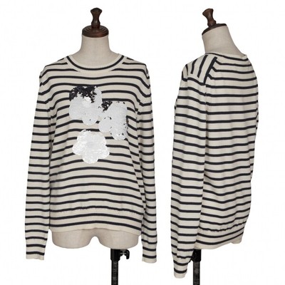 tricot COMME des GARCONS Wool Sequin Design Striped Knit tricot COMME des GARCONS Wool Sequin Design Striped Knit