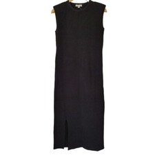 J. Crew Sleeveless Sweaterdress Stretch Viscose Blend Small Black NWT $148 BY501