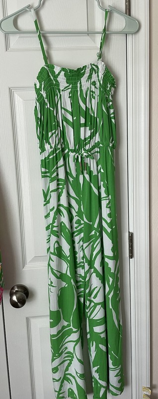 Lilly Pulitzer x Target Green Leaf jumpsuit For Girls- Size 10/12- EUC *Perfect*