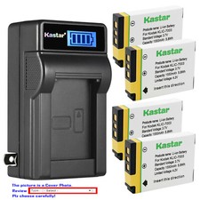 Kastar Battery LCD Wall Charger for Kodak KLIC-7003 Kodak EasyShare M420 Camera
